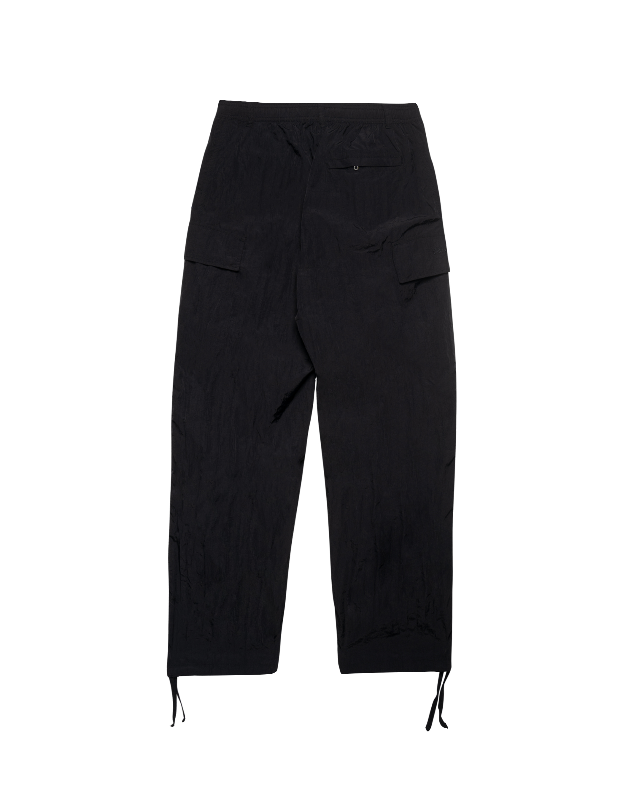 GLOAMING LONGPANTS CARGO CRINCKLE BLACK