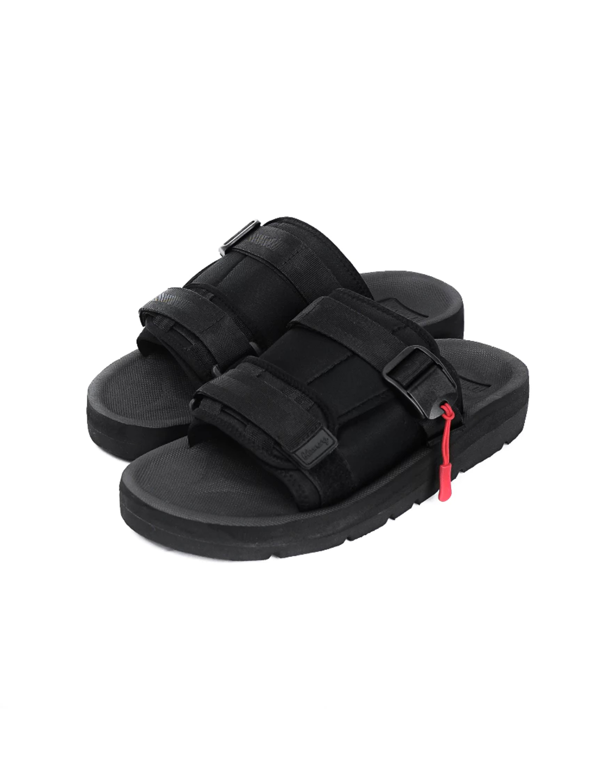 SANDAL TRAVELING ACHROMO LITH - BLACK
