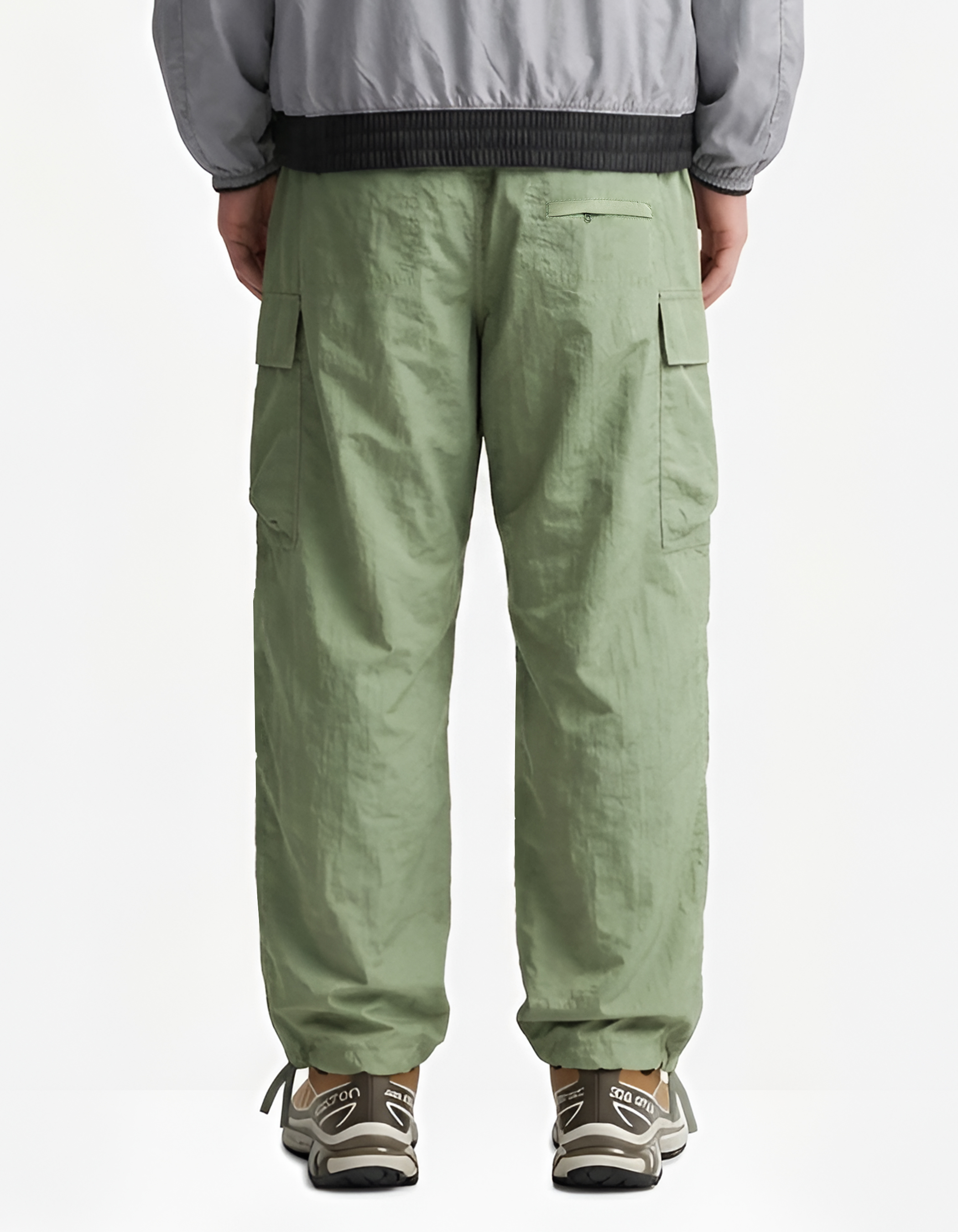 GLOAMING LONGPANTS CARGO CRINCKLE ARMY