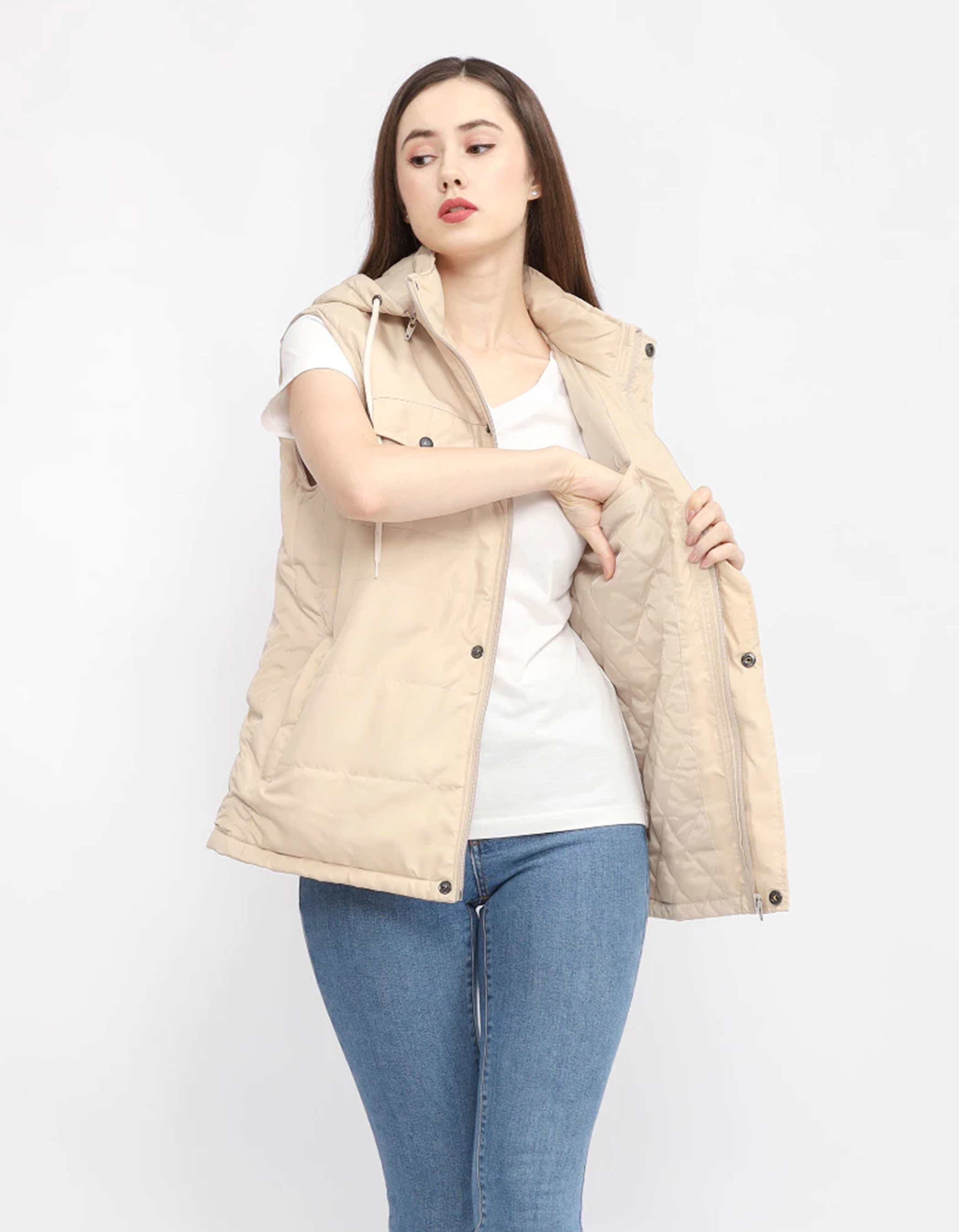 GLOAMING VEST GUNUNG CANDLESS CREAM
